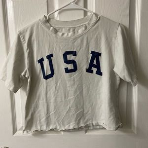 USA crop top